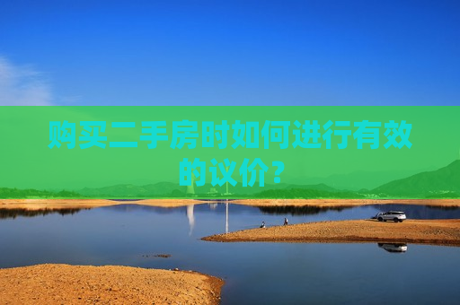 购买二手房时如何进行有效的议价？