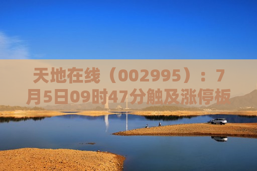 天地在线（002995）：7月5日09时47分触及涨停板