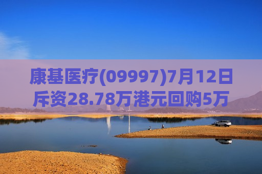 康基医疗(09997)7月12日斥资28.78万港元回购5万股