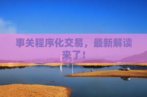 事关程序化交易，最新解读来了！