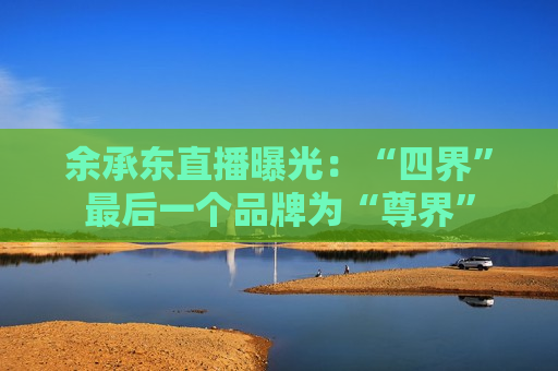 余承东直播曝光：“四界”最后一个品牌为“尊界”
