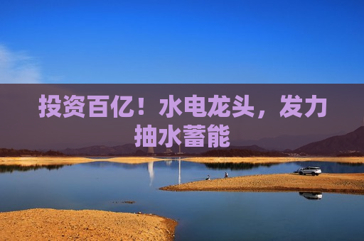 投资百亿！水电龙头，发力抽水蓄能  第1张