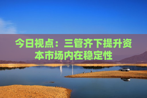 今日视点：三管齐下提升资本市场内在稳定性  第1张
