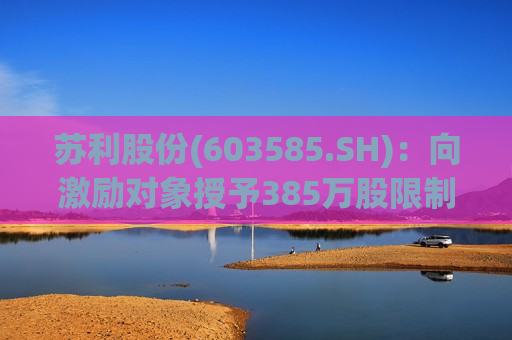 苏利股份(603585.SH)：向激励对象授予385万股限制性股票