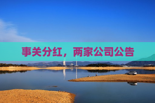 事关分红，两家公司公告