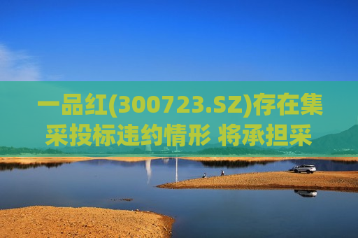 一品红(300723.SZ)存在集采投标违约情形 将承担采购方所损失2.66亿元  第1张