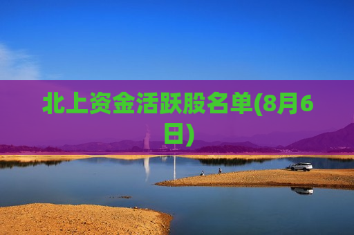 北上资金活跃股名单(8月6日)