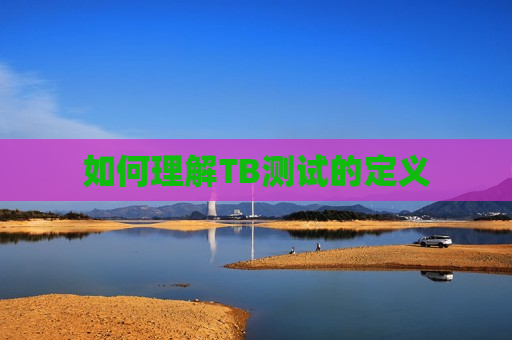 如何理解TB测试的定义  第1张