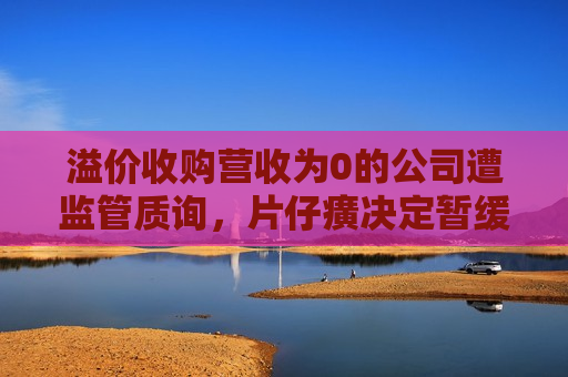 溢价收购营收为0的公司遭监管质询，片仔癀决定暂缓执行关联交易  第1张
