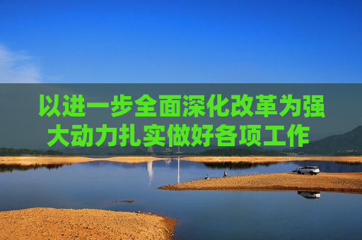 以进一步全面深化改革为强大动力扎实做好各项工作 坚定不移完成全年经济社会发展目标任务