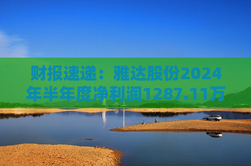 财报速递：雅达股份2024年半年度净利润1287.11万元  第1张