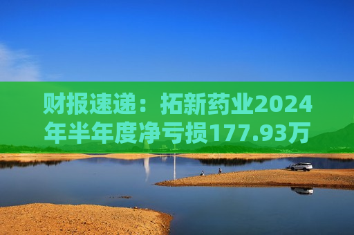 财报速递：拓新药业2024年半年度净亏损177.93万元