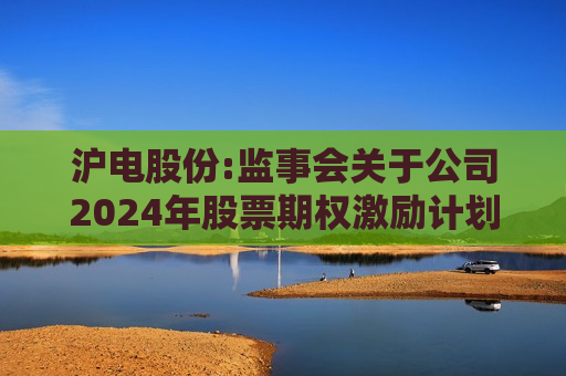 沪电股份:监事会关于公司2024年股票期权激励计划激励对象名单的公示情况说明及审核意见
