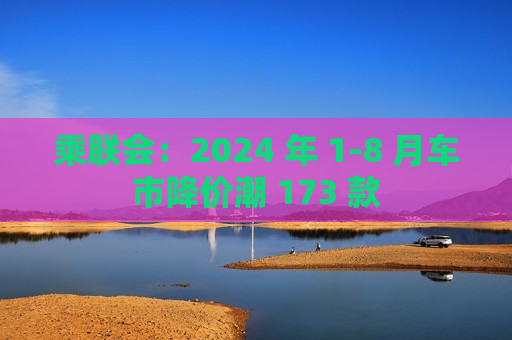 乘联会：2024 年 1-8 月车市降价潮 173 款  第1张