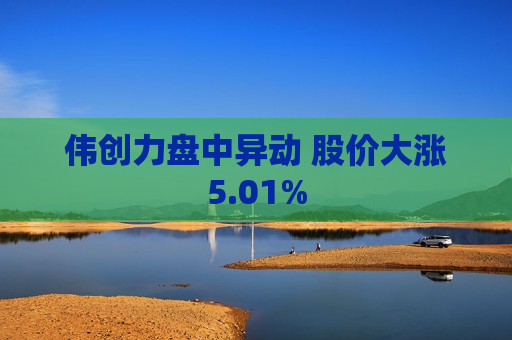 伟创力盘中异动 股价大涨5.01%
