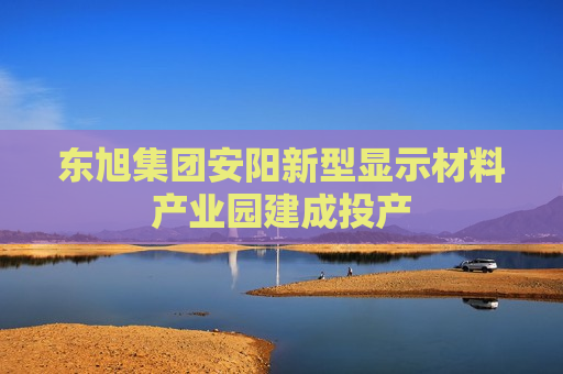东旭集团安阳新型显示材料产业园建成投产