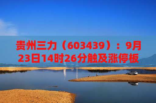 贵州三力（603439）：9月23日14时26分触及涨停板