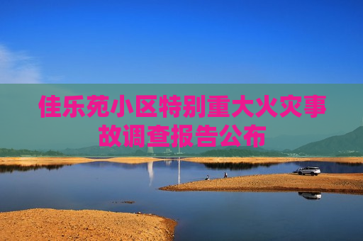 佳乐苑小区特别重大火灾事故调查报告公布
