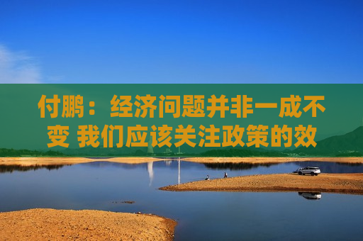 付鹏：经济问题并非一成不变 我们应该关注政策的效果并理解其背后的逻辑