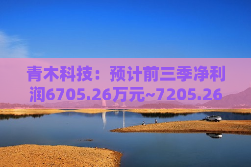 青木科技：预计前三季净利润6705.26万元~7205.26万元 同比增150.41%~169.09%  第1张