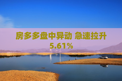 房多多盘中异动 急速拉升5.61%