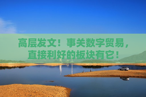 高层发文！事关数字贸易，直接利好的板块有它！