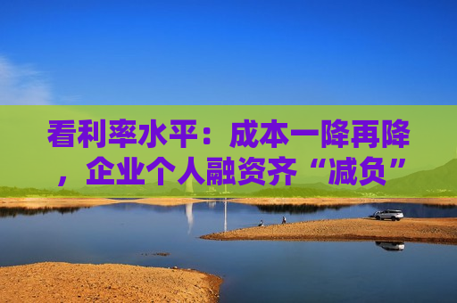 看利率水平：成本一降再降，企业个人融资齐“减负”  第1张