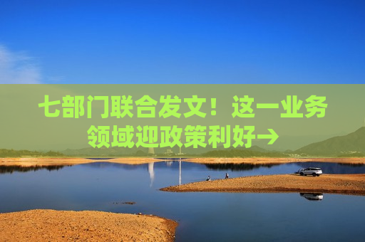 七部门联合发文！这一业务领域迎政策利好→