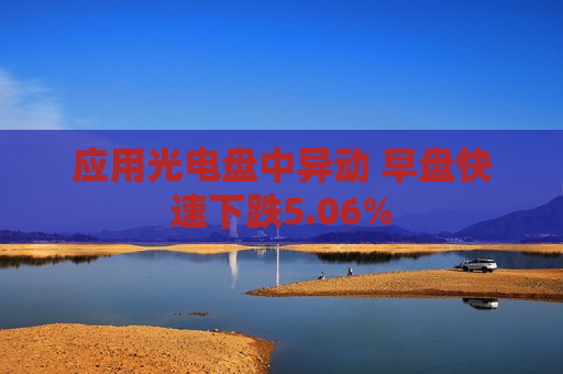 应用光电盘中异动 早盘快速下跌5.06%