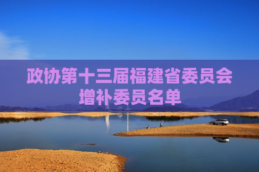 政协第十三届福建省委员会增补委员名单