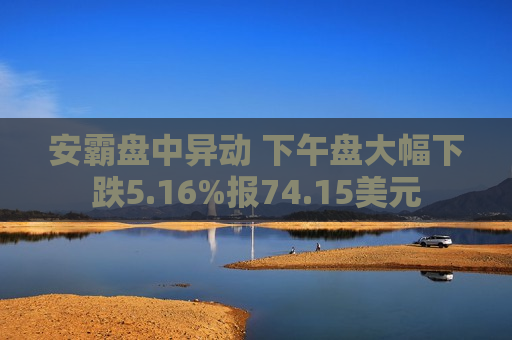 安霸盘中异动 下午盘大幅下跌5.16%报74.15美元