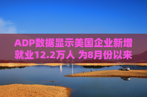 ADP数据显示美国企业新增就业12.2万人 为8月份以来最小增长