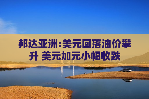 邦达亚洲:美元回落油价攀升 美元加元小幅收跌