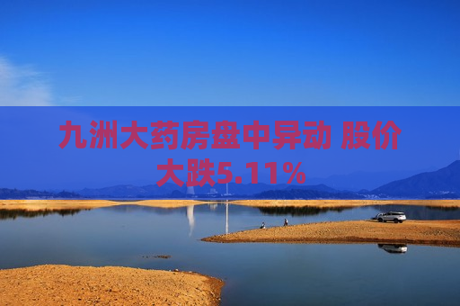 九洲大药房盘中异动 股价大跌5.11%