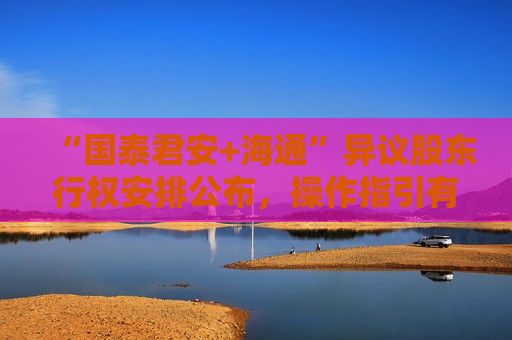 “国泰君安+海通”异议股东行权安排公布，操作指引有何关键信息？