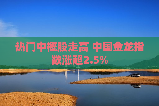 热门中概股走高 中国金龙指数涨超2.5%