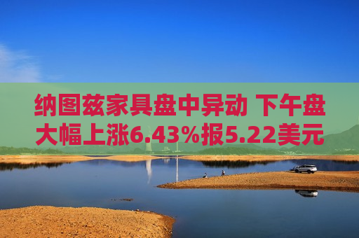 纳图兹家具盘中异动 下午盘大幅上涨6.43%报5.22美元