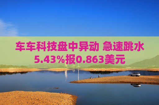 车车科技盘中异动 急速跳水5.43%报0.863美元