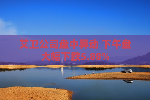 艾卫公司盘中异动 下午盘大幅下跌5.88%