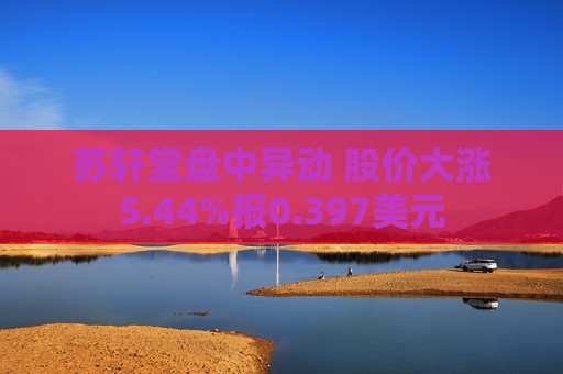 苏轩堂盘中异动 股价大涨5.44%报0.397美元  第1张