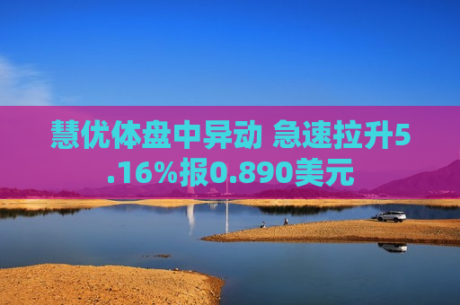慧优体盘中异动 急速拉升5.16%报0.890美元