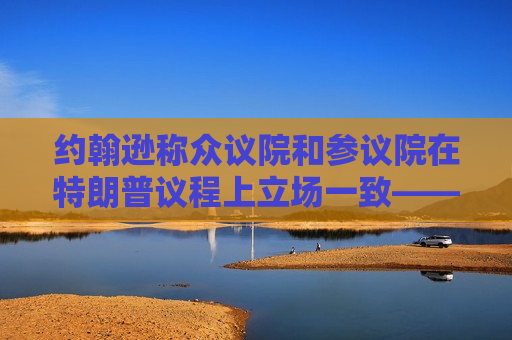 约翰逊称众议院和参议院在特朗普议程上立场一致——尽管策略不同