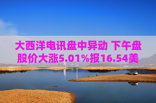 大西洋电讯盘中异动 下午盘股价大涨5.01%报16.54美元
