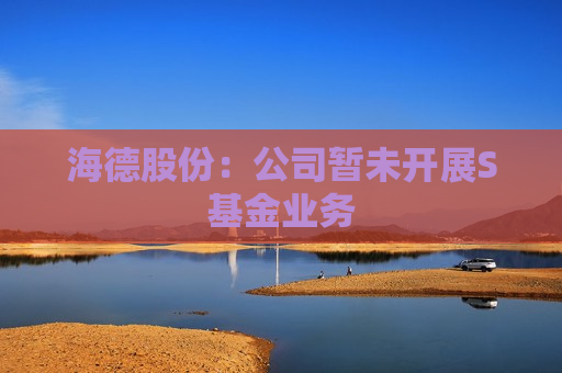 海德股份：公司暂未开展S基金业务