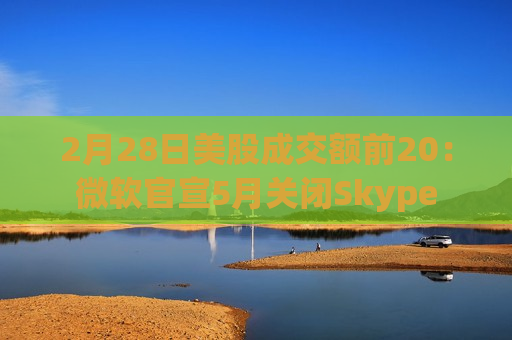 2月28日美股成交额前20：微软官宣5月关闭Skype