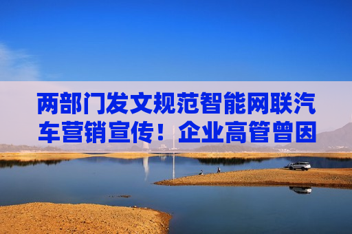 两部门发文规范智能网联汽车营销宣传！企业高管曾因高阶智驾“隔空喊话”