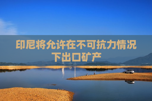 印尼将允许在不可抗力情况下出口矿产