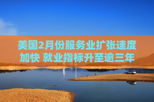 美国2月份服务业扩张速度加快 就业指标升至逾三年更高