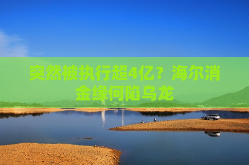 突然被执行超4亿？海尔消金缘何陷乌龙