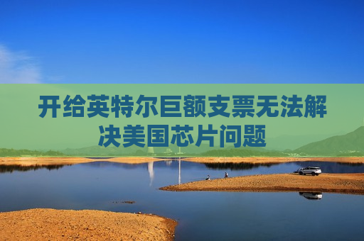 开给英特尔巨额支票无法解决美国芯片问题